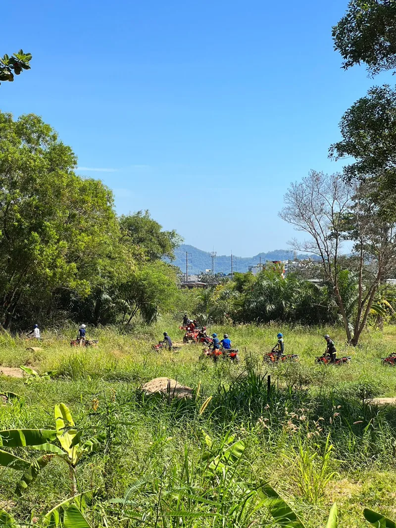 Viewpoint stop during Phuket ATV adventure